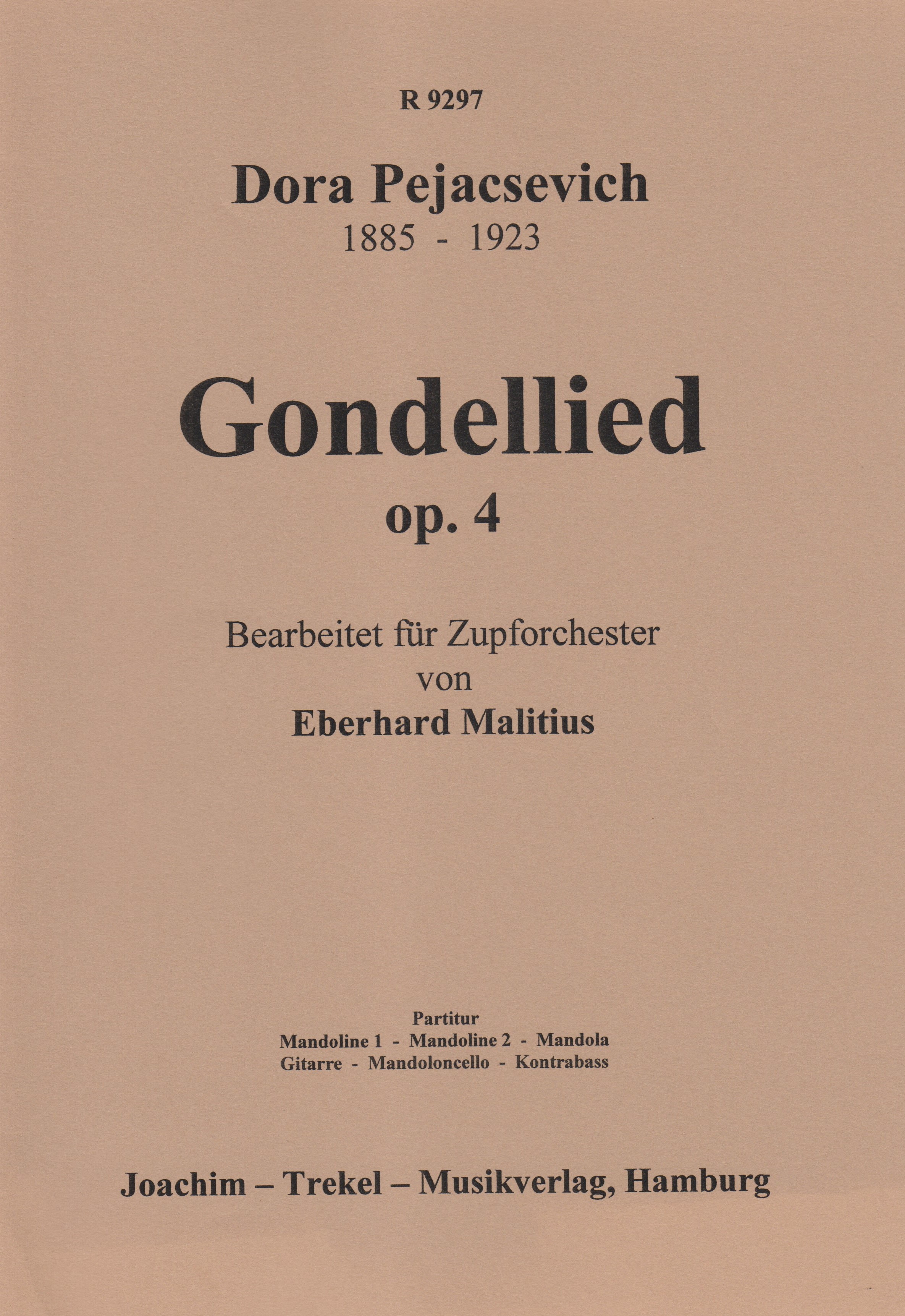 Gondellied op. 4