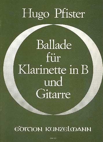 Ballade für Klarinette in B und Gitarre