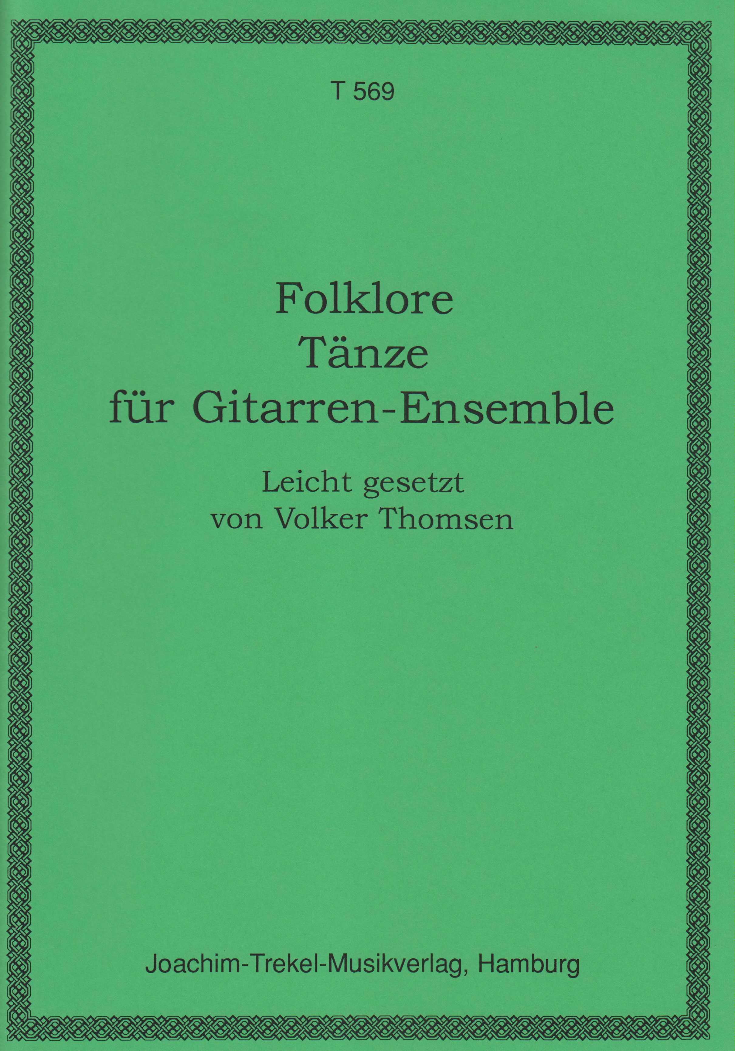 Folklore und Tänze für Gitarren-Ensemble