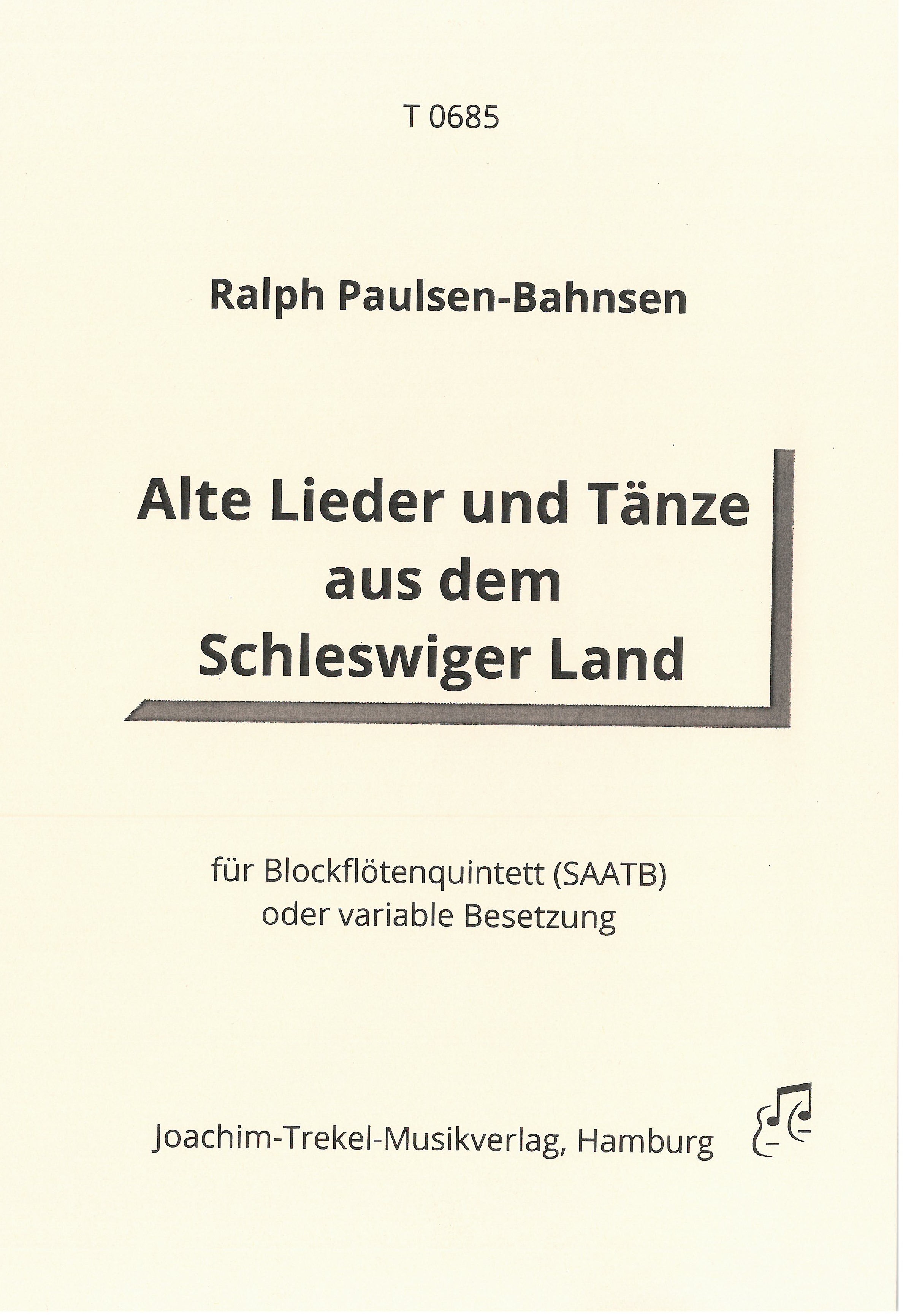 Alte Lieder und Tänze aus dem Schleswiger Land