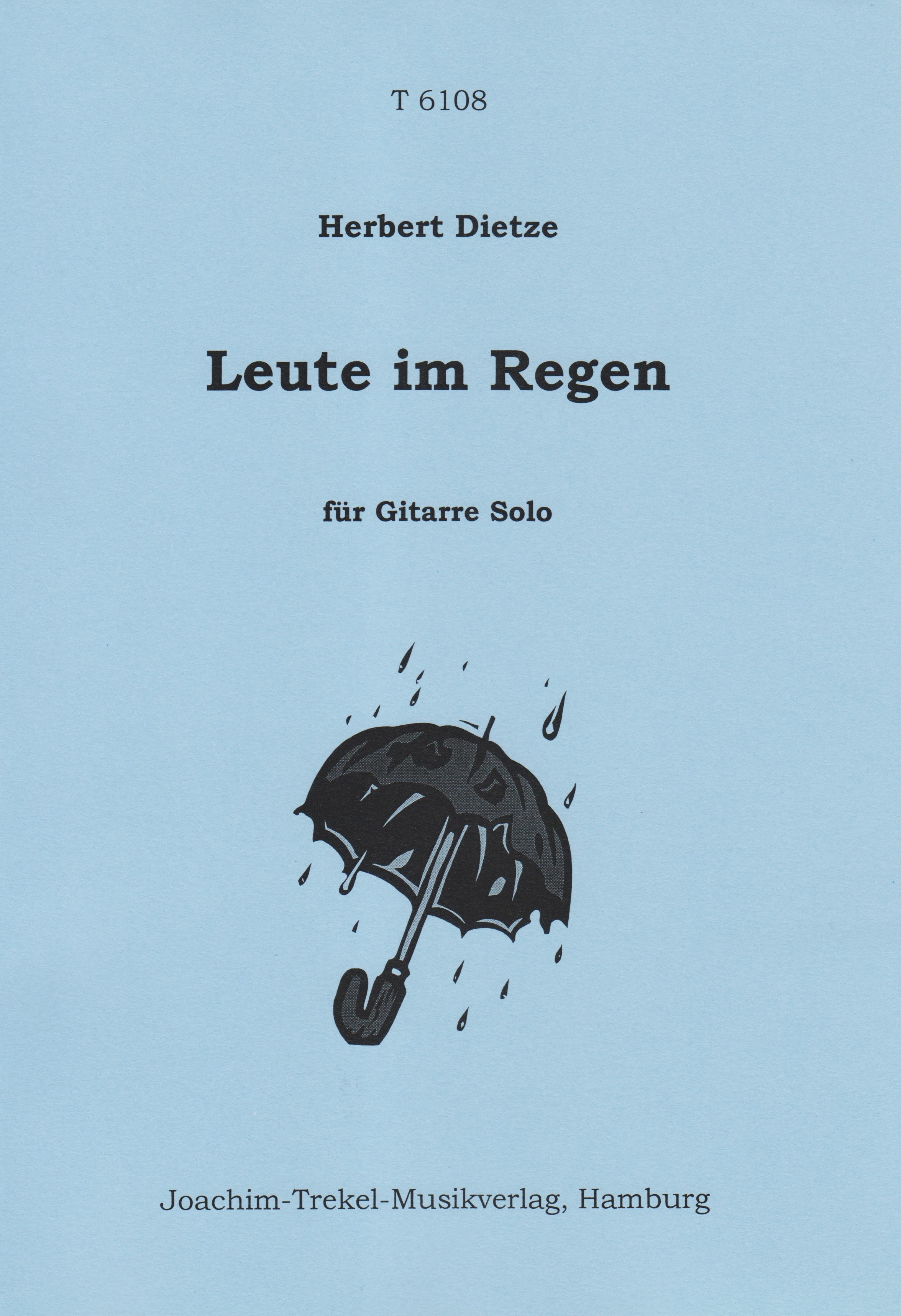 Leute im Regen