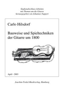 Bauweise und Spieltechniken der Gitarre um 1800