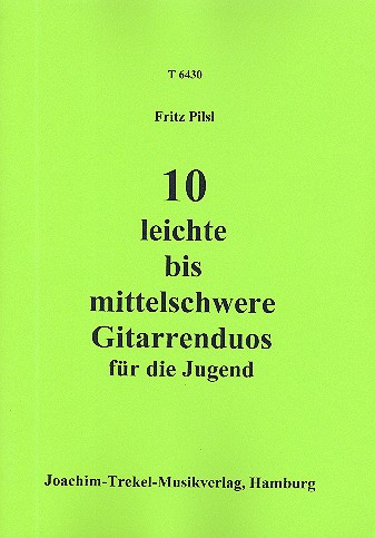 10 leichte bis mittelschwere Gitarrenduos für die Jugend