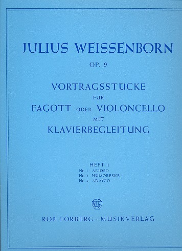 Vortragsstücke op.9 Band 1